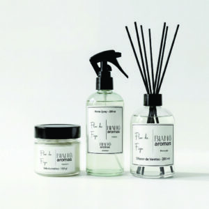 Kit- Difusor, Home Spray e Vela Aromática- Flor de Figo