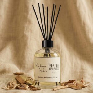 Difusor de Varetas de Madeira Nobre para ambientes 200 ml