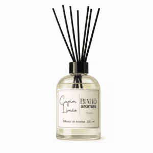 Difusor de Varetas de Capim Limão para ambientes 200 ml
