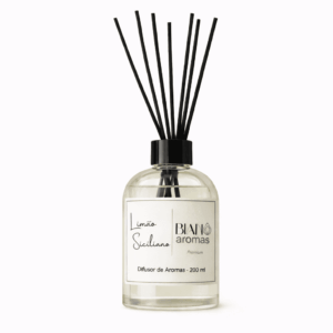 Difusor de Varetas de Limão Siciliano para ambientes 200 ml